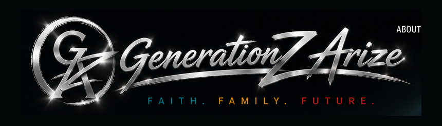 GenerationZ Arize brushed platinum logo